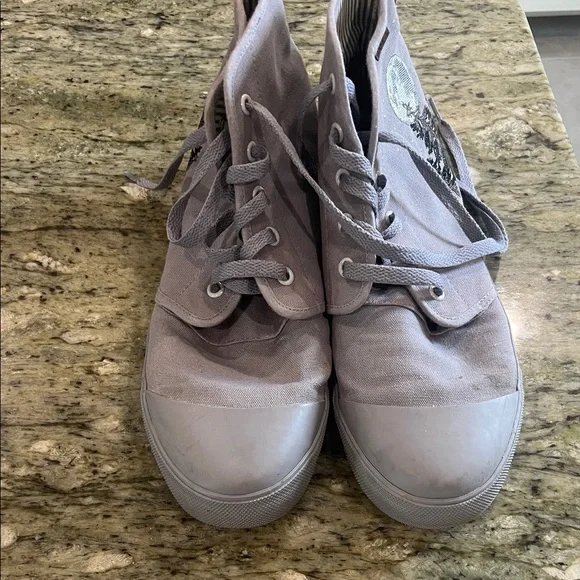 BANGS Shoes Hi Top Carolina Trees BLUE/GRAY Sneakers Unisex US M9 W10.5 - Picture 2 of 8